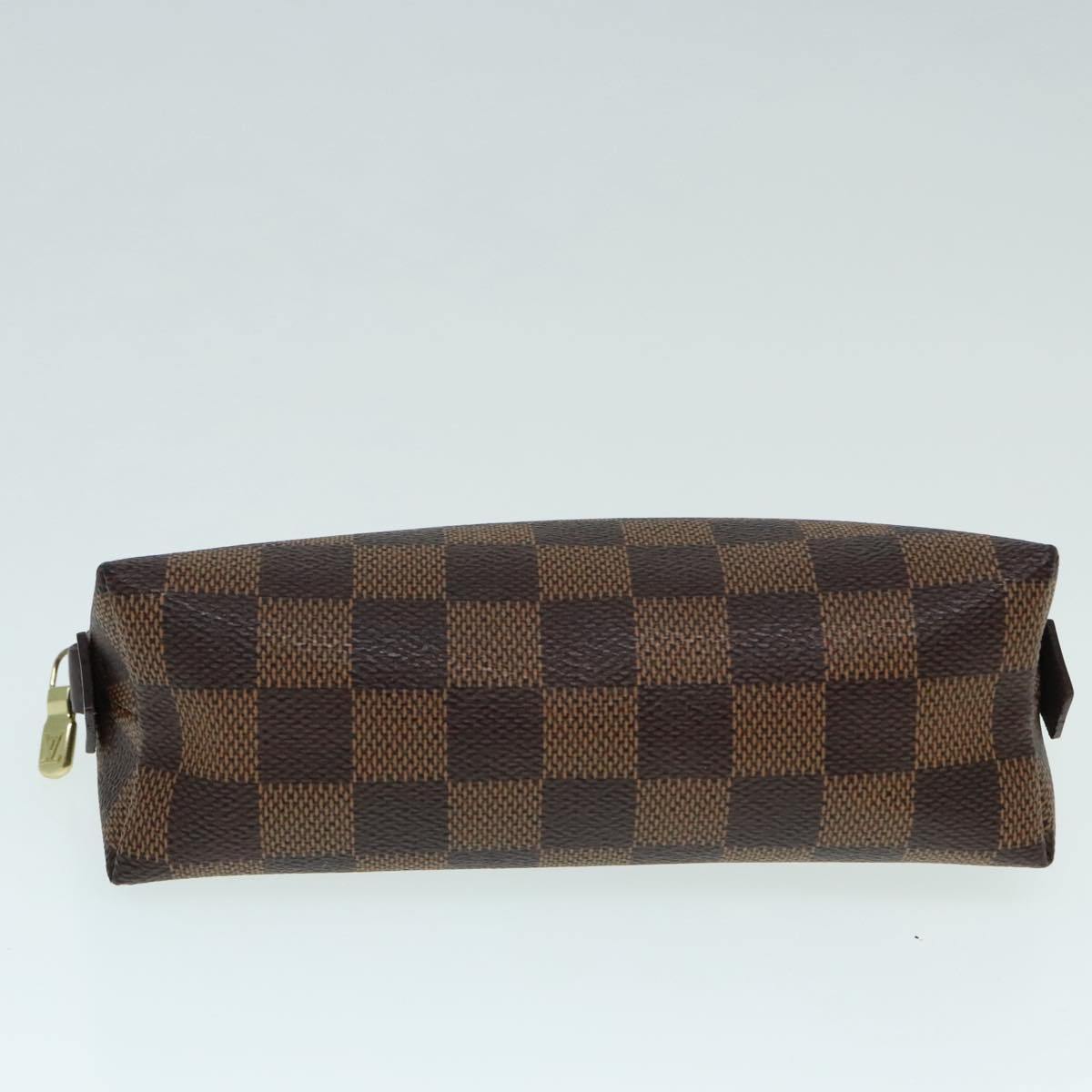 LOUIS VUITTON Damier Ebene Pochette Cosmetic PM Pouch N47516 LV Auth ar12549