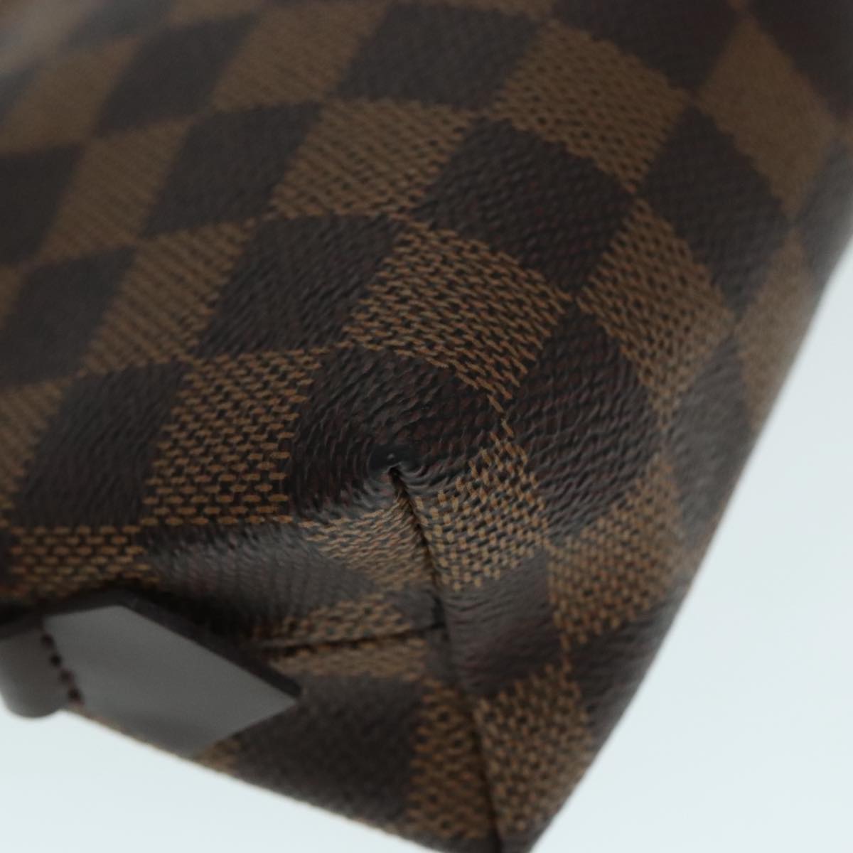 LOUIS VUITTON Damier Ebene Pochette Cosmetic PM Pouch N47516 LV Auth ar12549