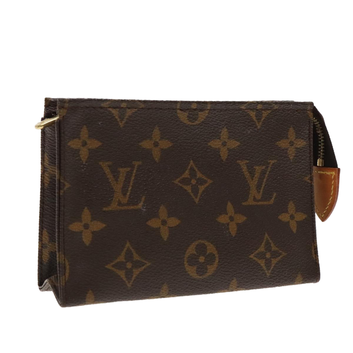 LOUIS VUITTON Monogram Poche Toilette 15 Pouch M47546 LV Auth ar12568