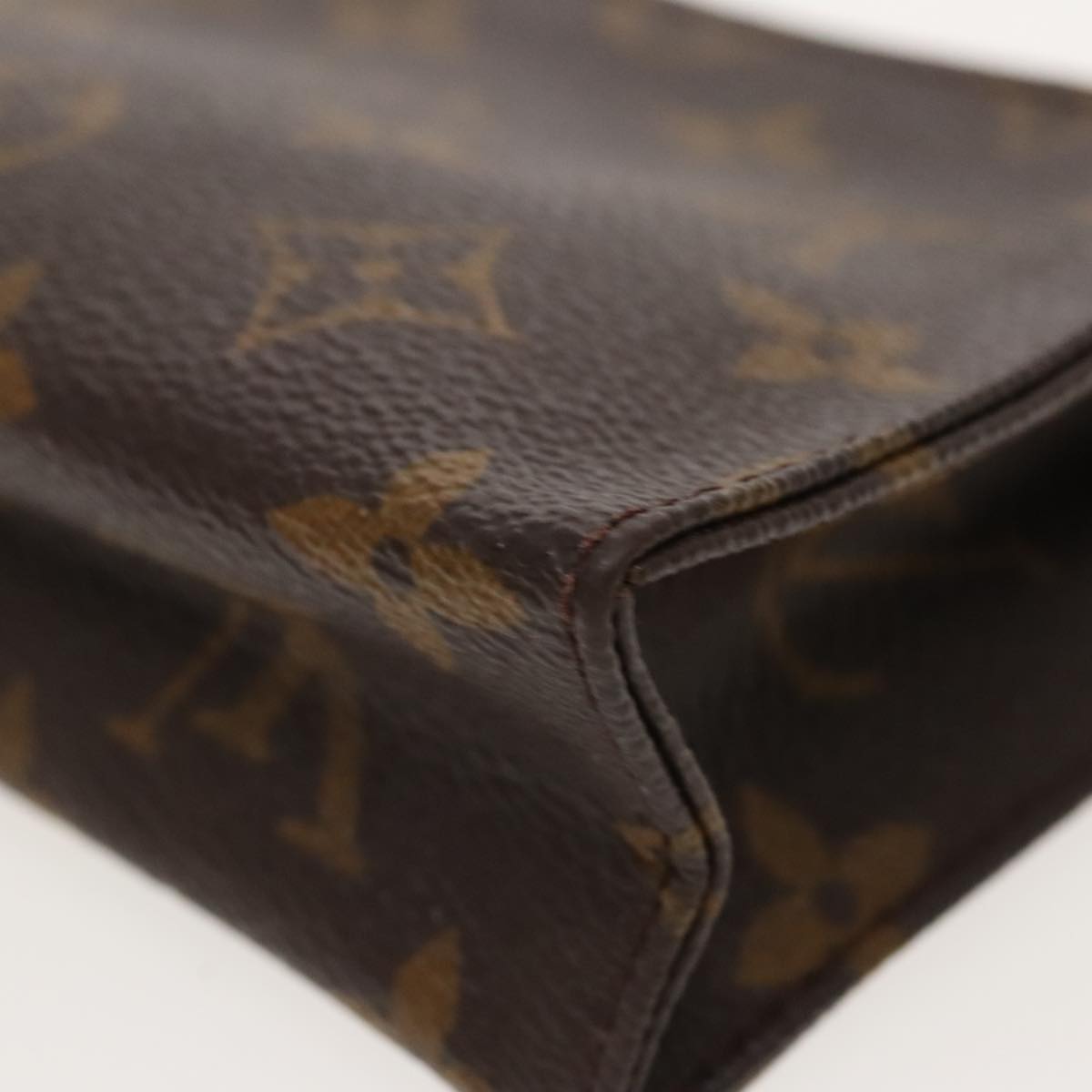 LOUIS VUITTON Monogram Poche Toilette 15 Pouch M47546 LV Auth ar12568