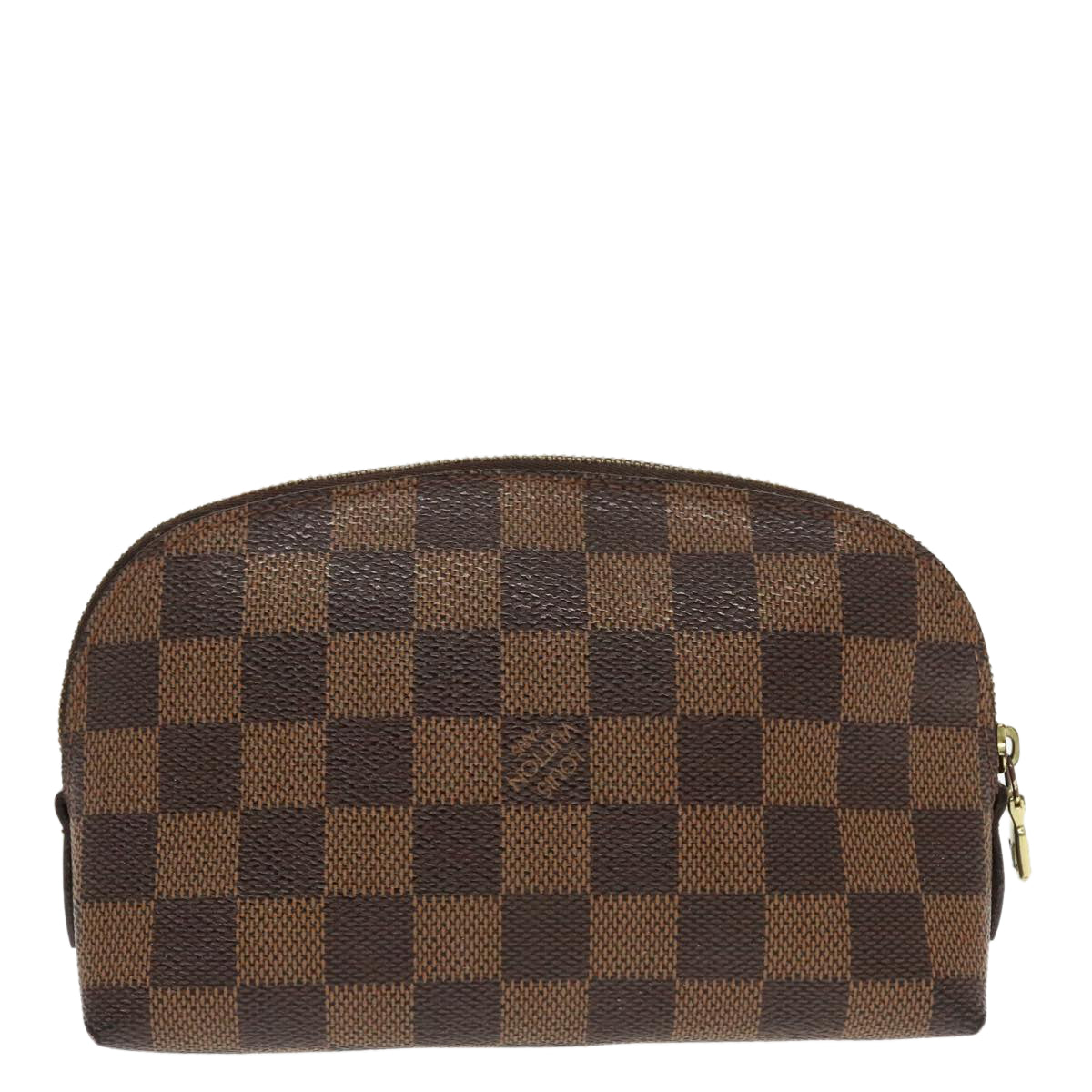 LOUIS VUITTON Damier Ebene Pochette Cosmetic PM Pouch N47516 LV Auth ar12569