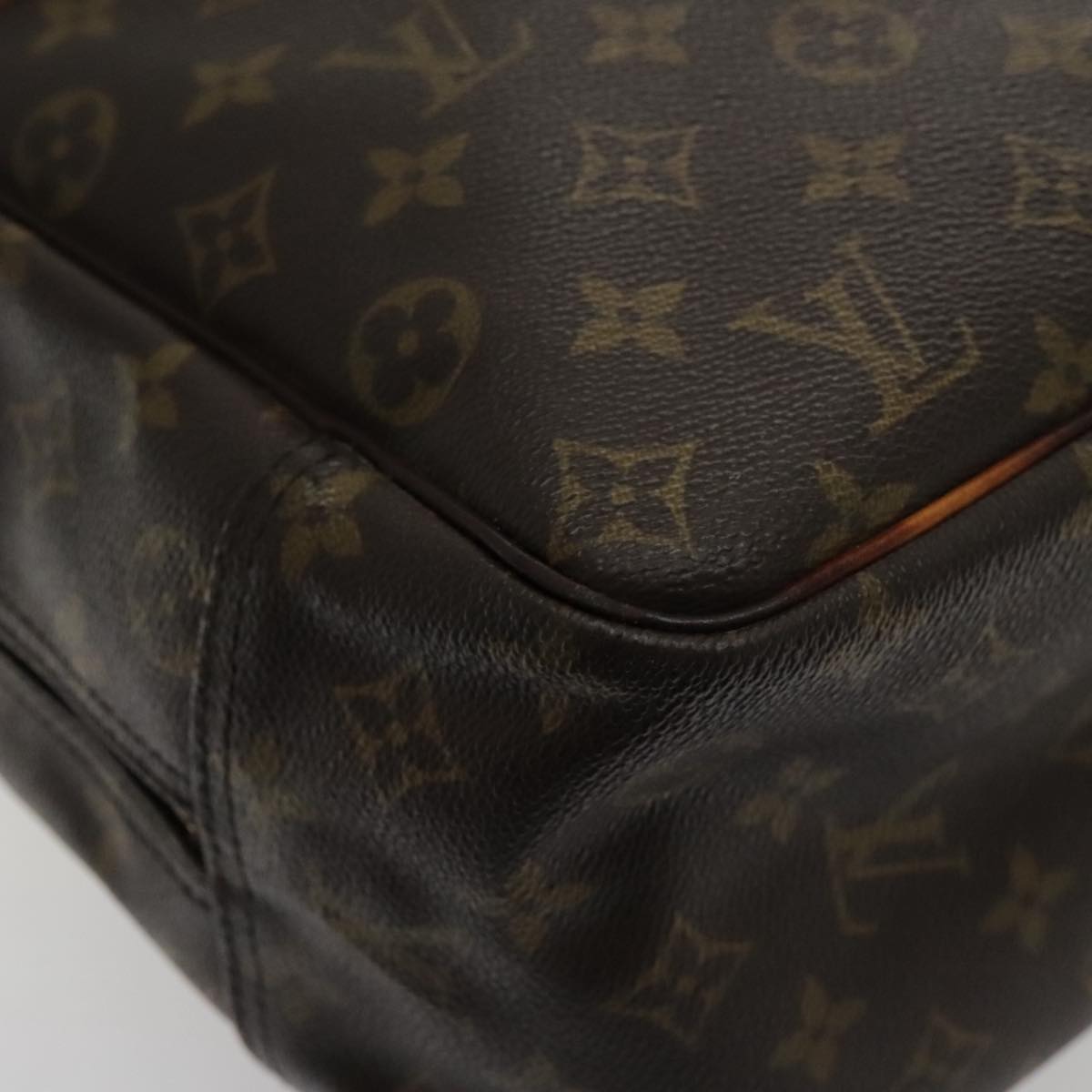 LOUIS VUITTON Monogram Deauville Hand Bag M47270 LV Auth ar12577