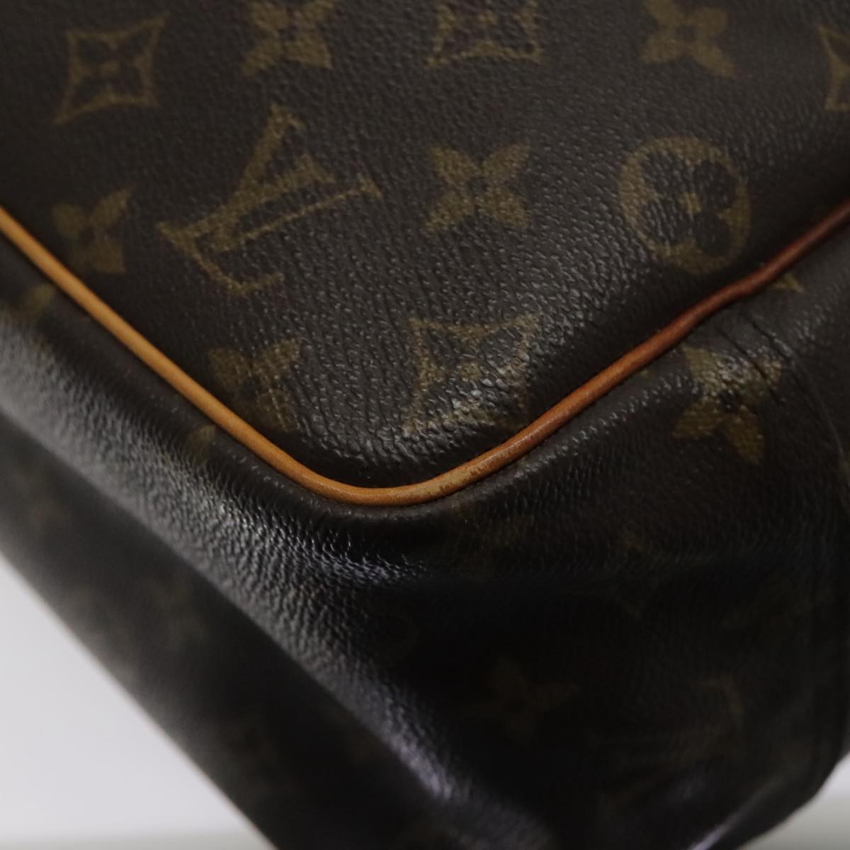 LOUIS VUITTON Monogram Deauville Hand Bag M47270 LV Auth ar12577