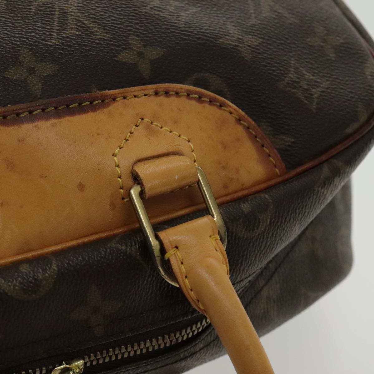 LOUIS VUITTON Monogram Deauville Hand Bag M47270 LV Auth ar12577