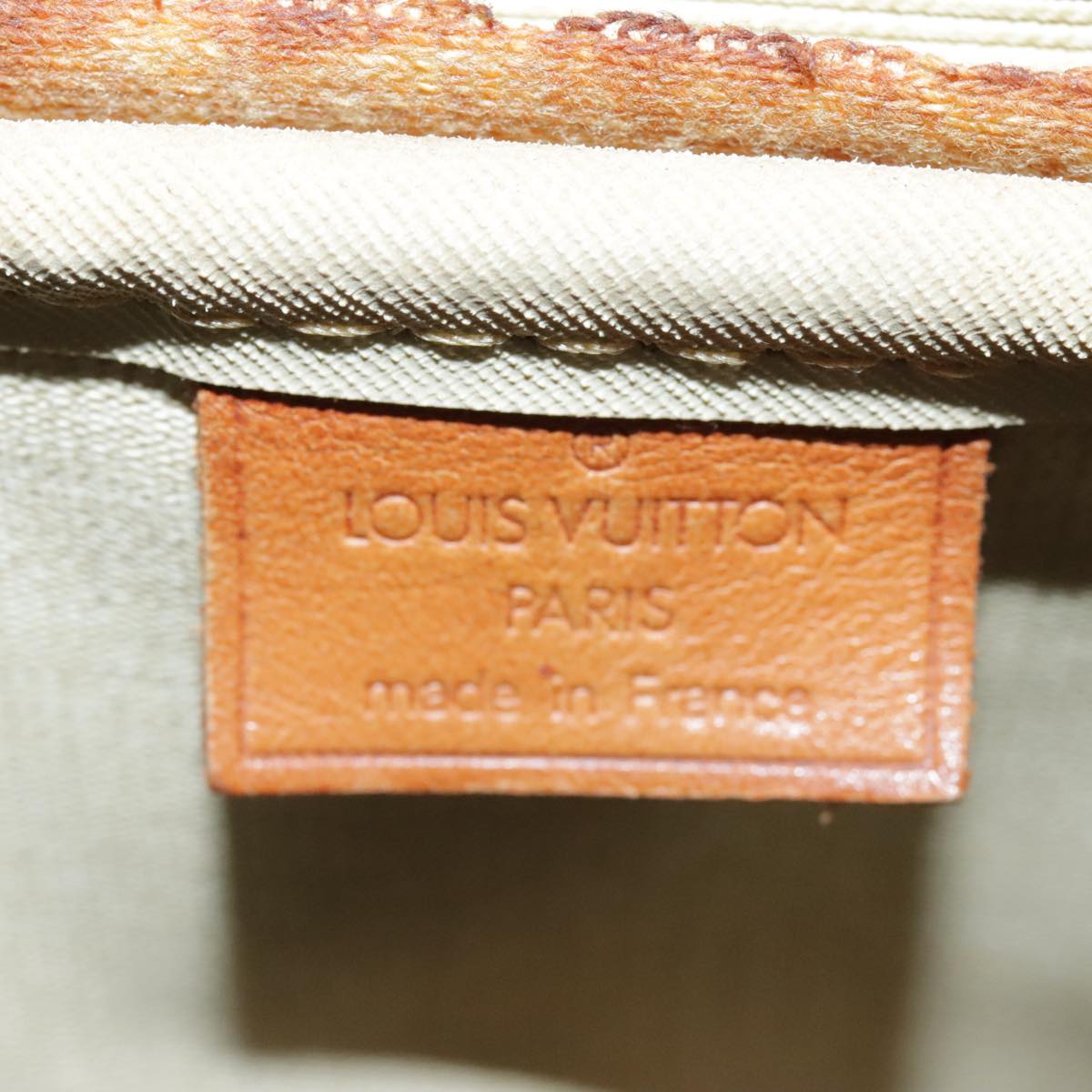 LOUIS VUITTON Monogram Deauville Hand Bag M47270 LV Auth ar12577