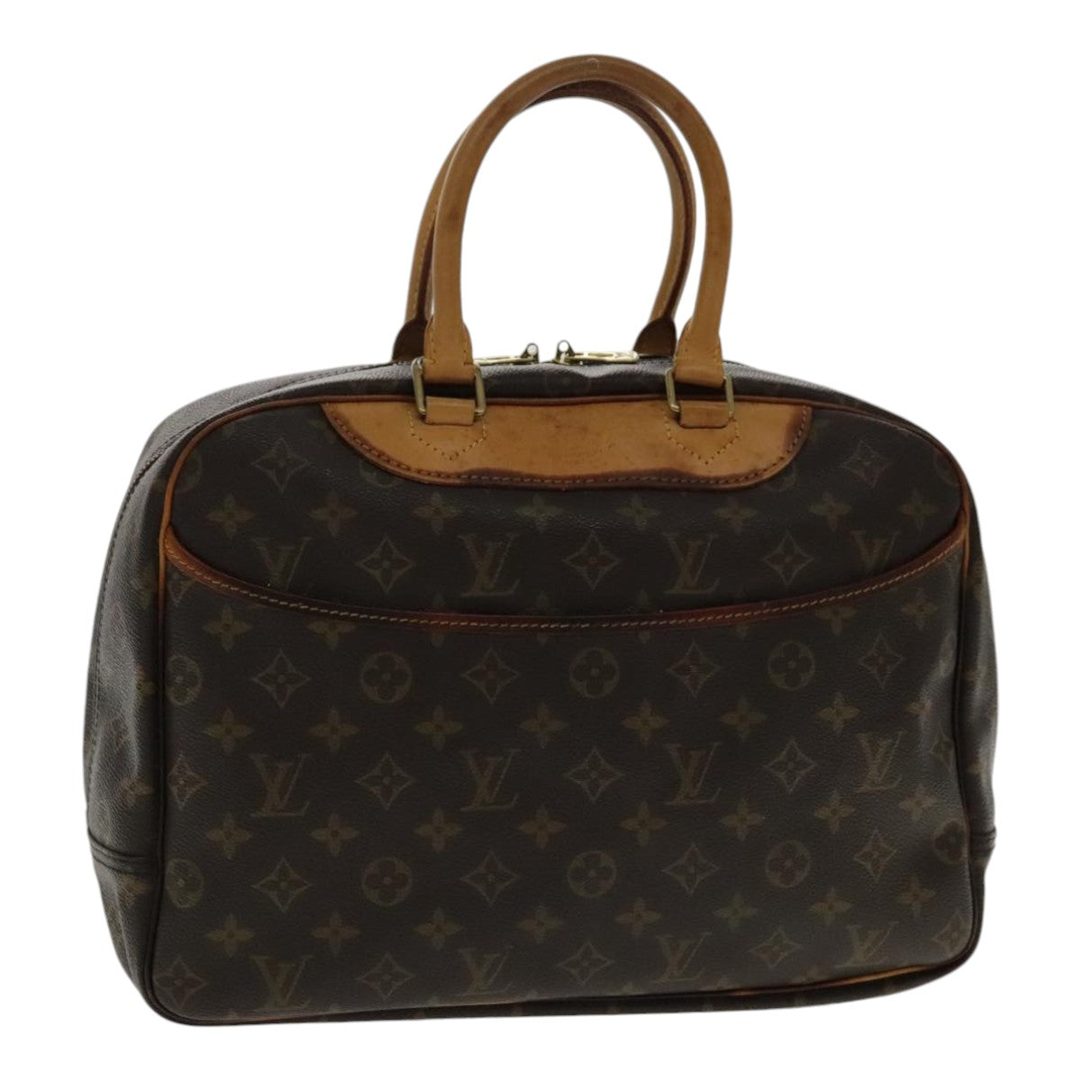 LOUIS VUITTON Monogram Deauville Hand Bag M47270 LV Auth ar12577