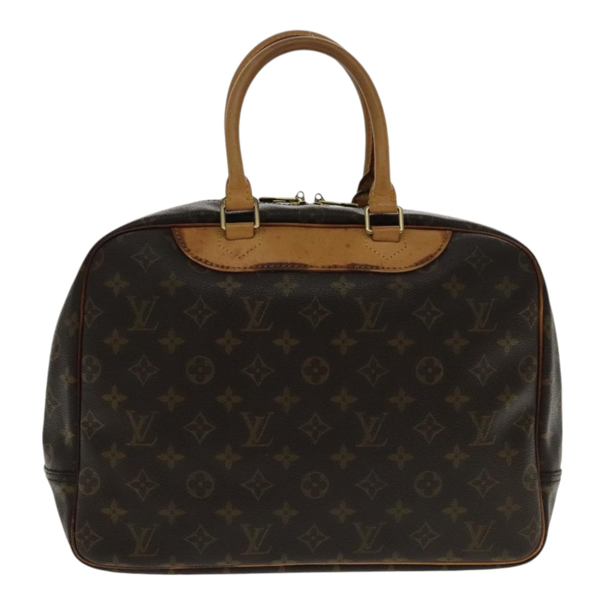 LOUIS VUITTON Monogram Deauville Hand Bag M47270 LV Auth ar12577