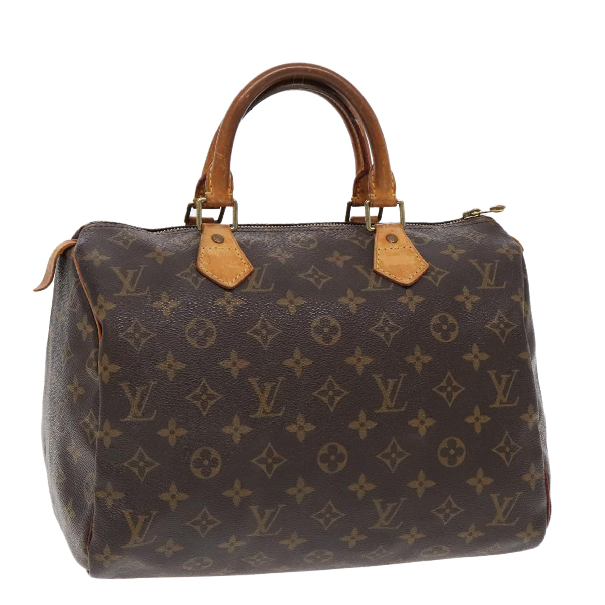 LOUIS VUITTON Monogram Speedy 30 Hand Bag M41526 LV Auth ar12607