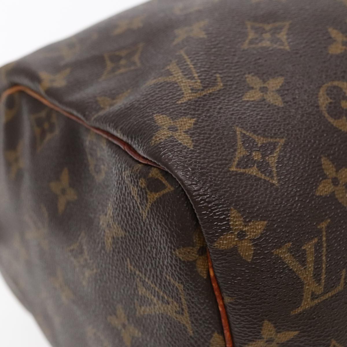 LOUIS VUITTON Monogram Speedy 30 Hand Bag M41526 LV Auth ar12607