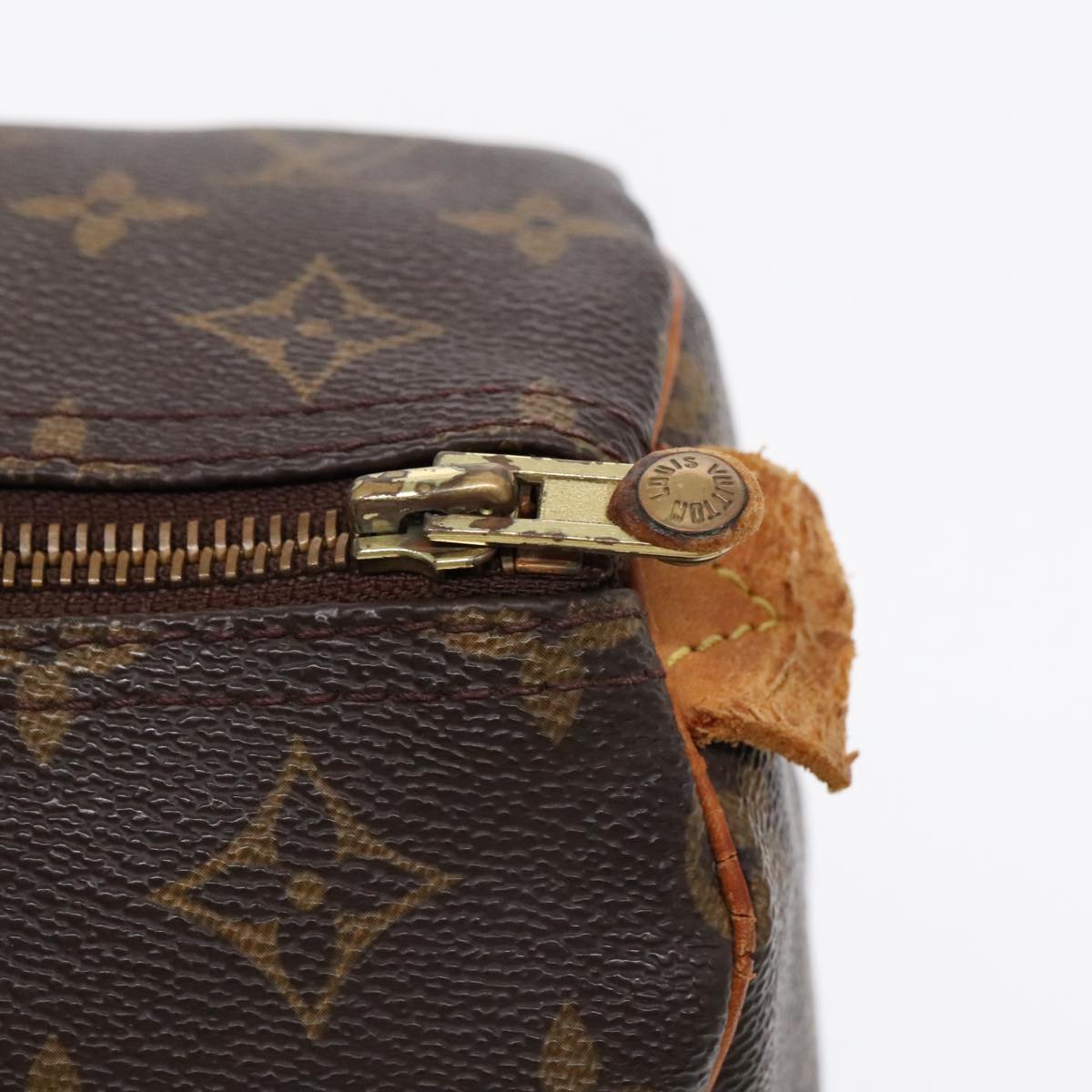 LOUIS VUITTON Monogram Speedy 30 Hand Bag M41526 LV Auth ar12607