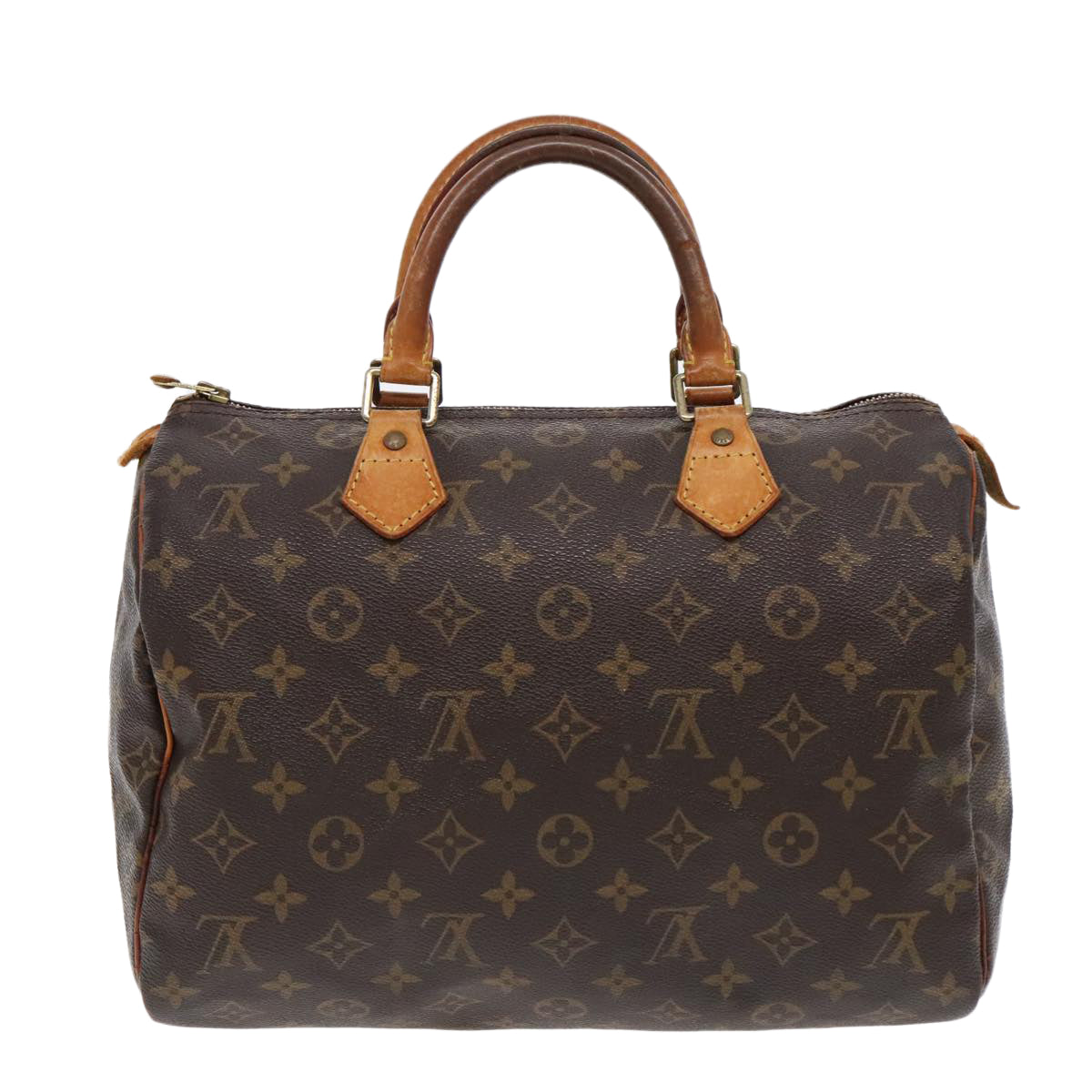 LOUIS VUITTON Monogram Speedy 30 Hand Bag M41526 LV Auth ar12607