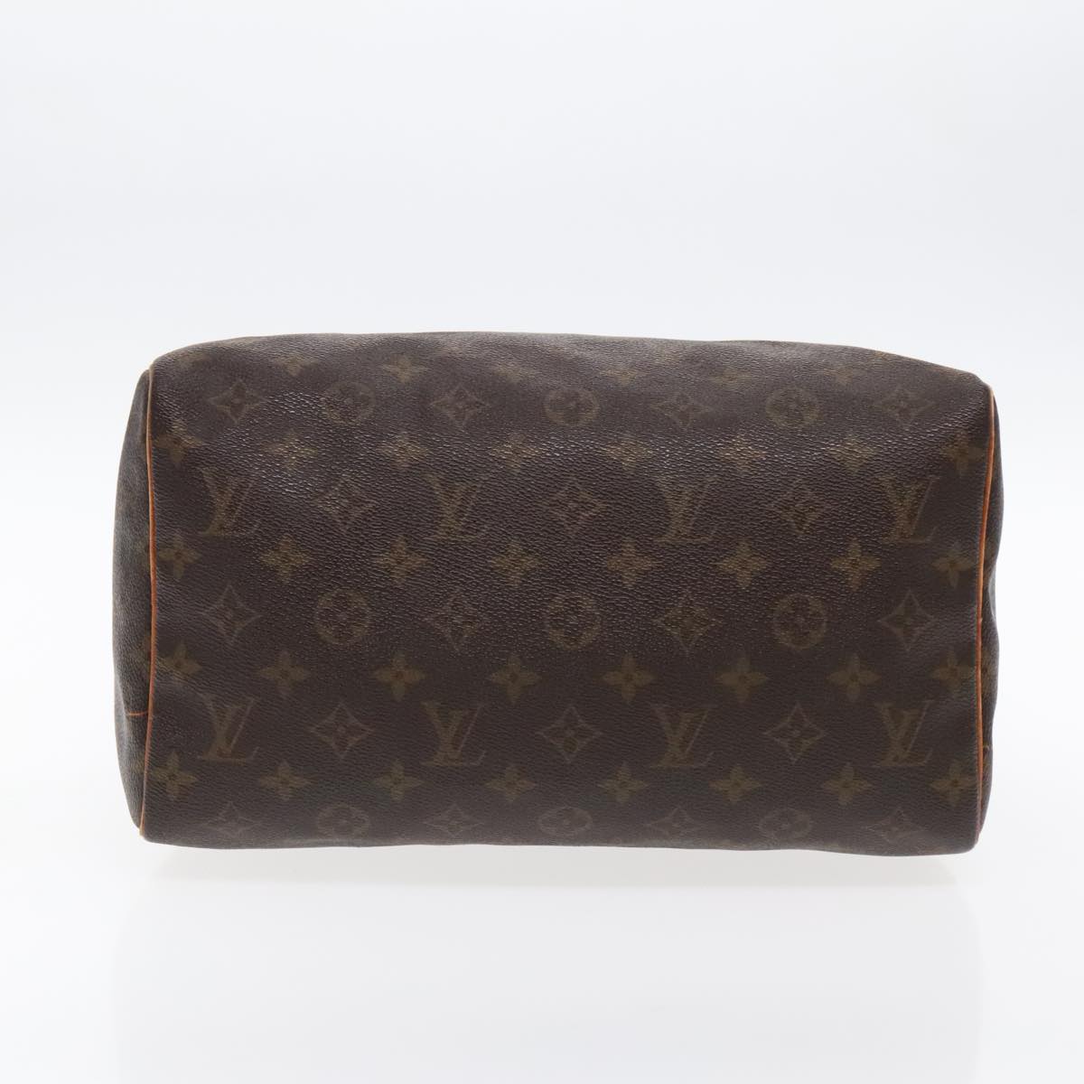 LOUIS VUITTON Monogram Speedy 30 Hand Bag M41526 LV Auth ar12613