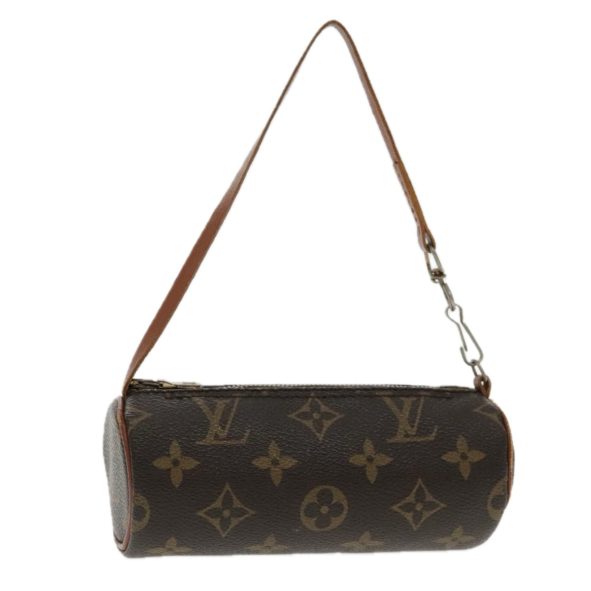 LOUIS VUITTON Monogram Papillon Pouch LV Auth ar12627