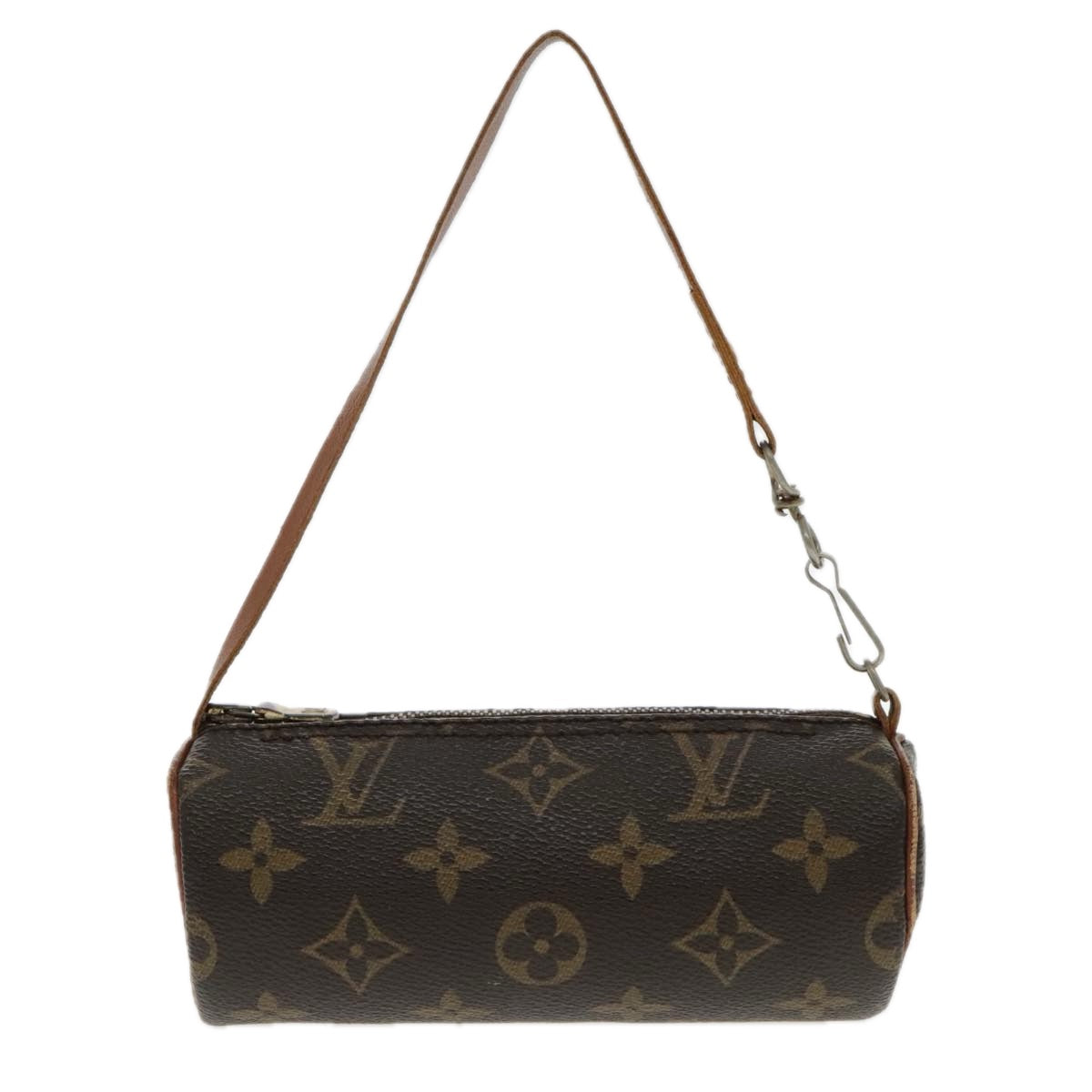 LOUIS VUITTON Monogram Papillon Pouch LV Auth ar12627