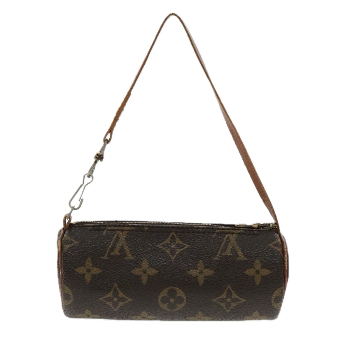 LOUIS VUITTON Monogram Papillon Pouch LV Auth ar12627