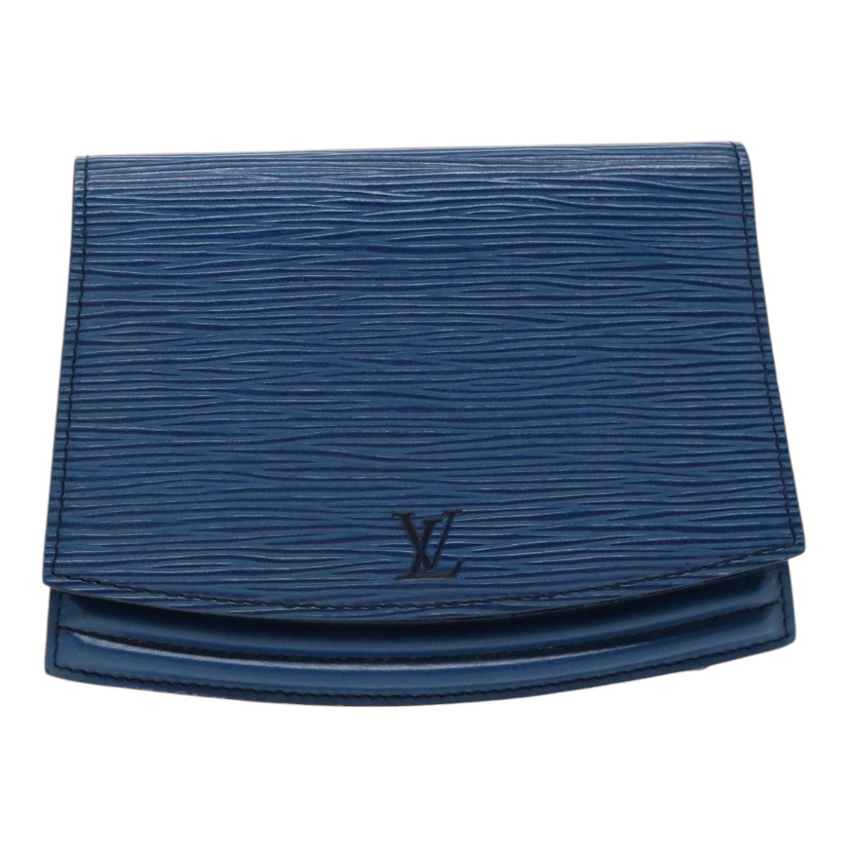 LOUIS VUITTON Epi Ceinture Tilsitt Pochette Pouch Blue M52605 LV Auth ar12633