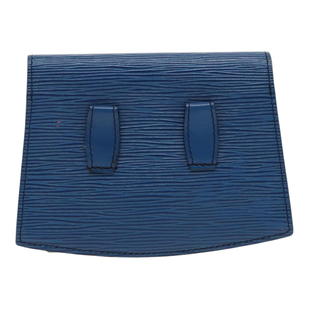 LOUIS VUITTON Epi Ceinture Tilsitt Pochette Pouch Blue M52605 LV Auth ar12633