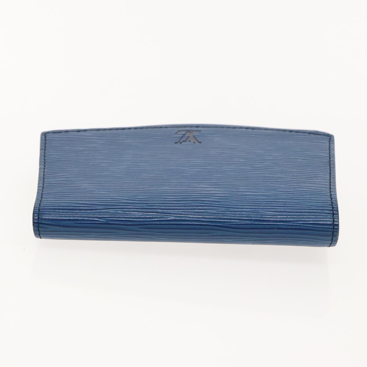 LOUIS VUITTON Epi Ceinture Tilsitt Pochette Pouch Blue M52605 LV Auth ar12633