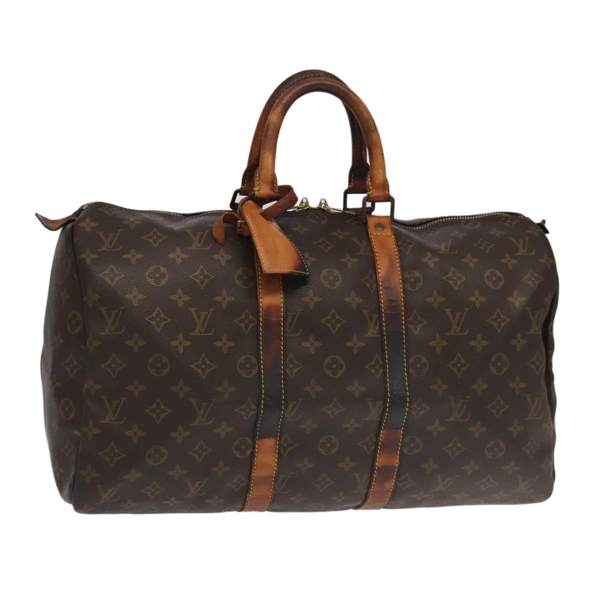 LOUIS VUITTON Monogram Keepall 45 Boston Bag M41428 LV Auth ar12636