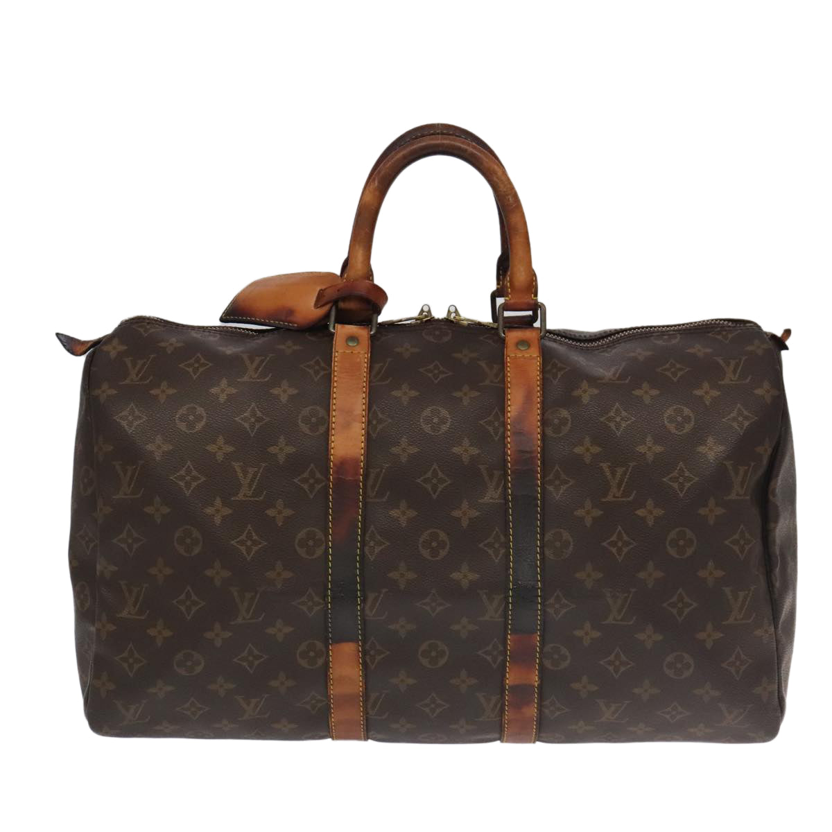 LOUIS VUITTON Monogram Keepall 45 Boston Bag M41428 LV Auth ar12636