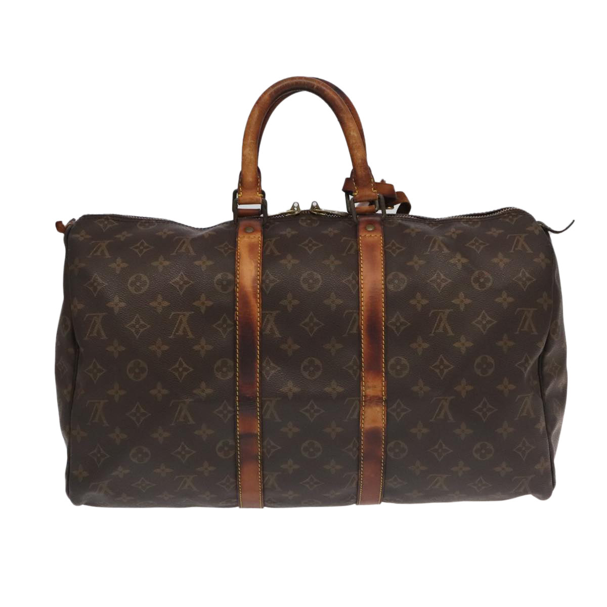 LOUIS VUITTON Monogram Keepall 45 Boston Bag M41428 LV Auth ar12636