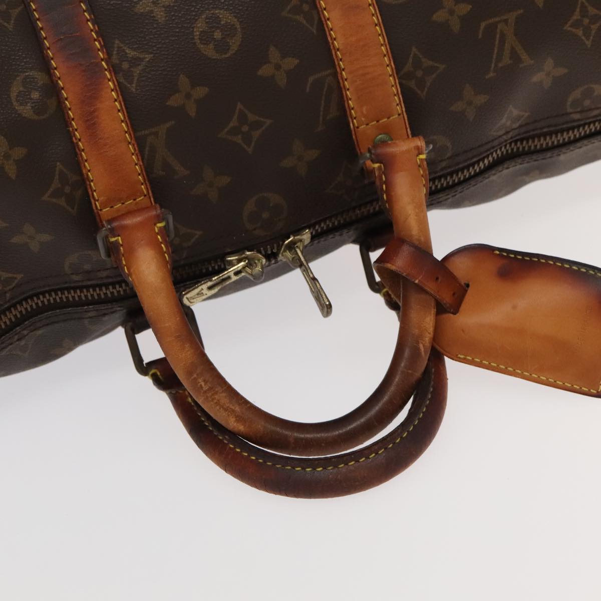 LOUIS VUITTON Monogram Keepall 45 Boston Bag M41428 LV Auth ar12636