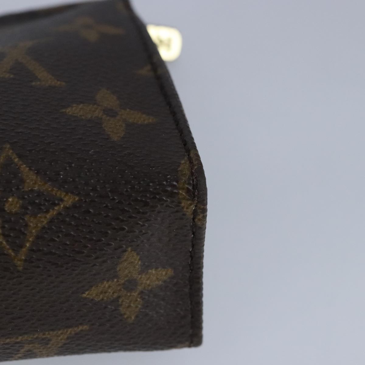 LOUIS VUITTON Monogram Poche Toilette 15 Pouch M47546 LV Auth ar12743