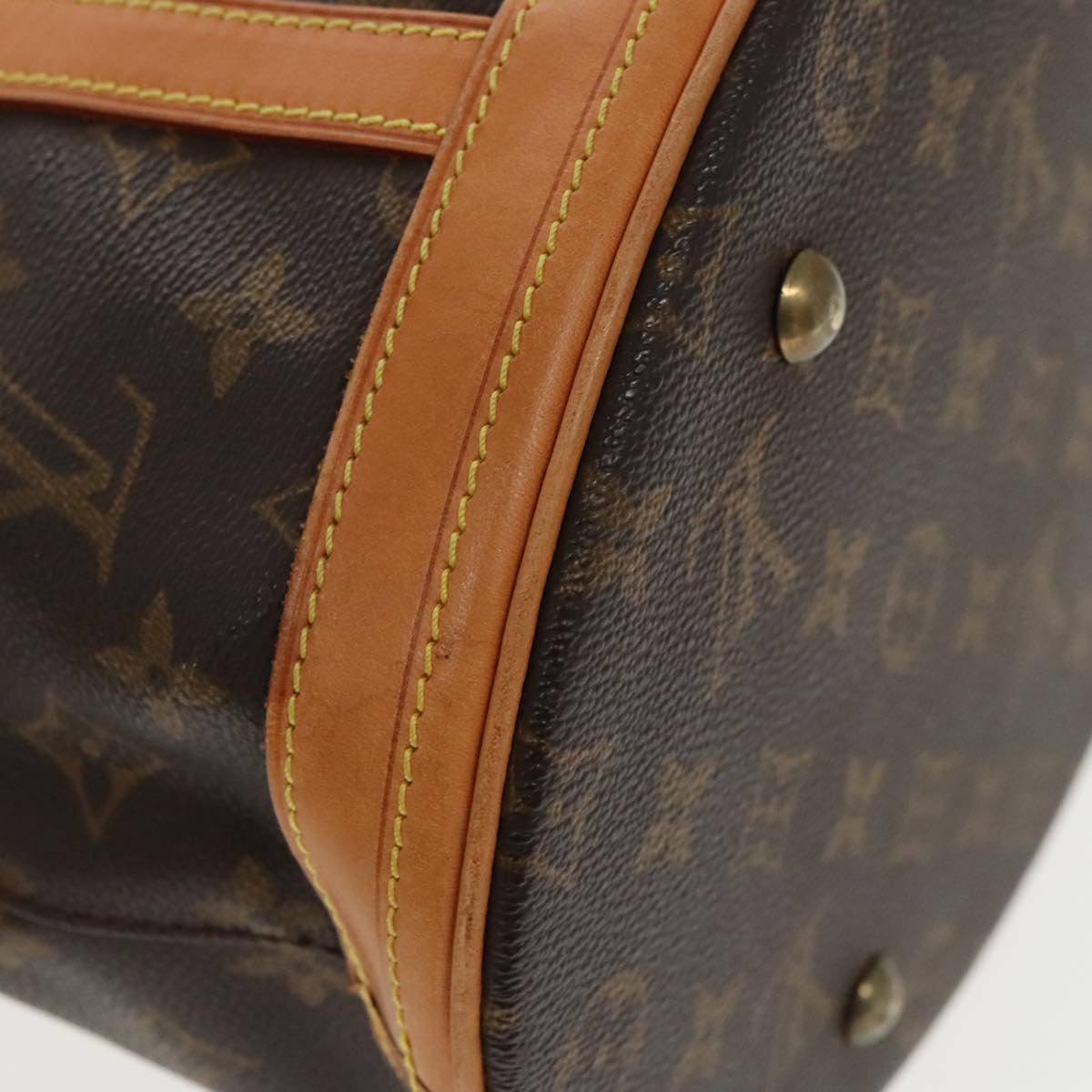 LOUIS VUITTON Monogram Bucket GM Shoulder Bag M42236 LV Auth ar12919