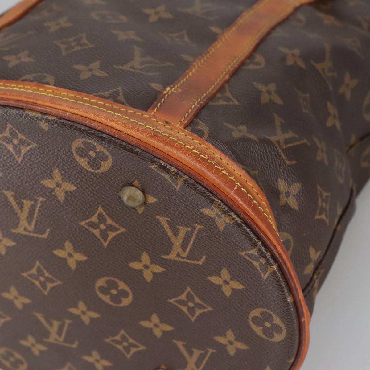 LOUIS VUITTON Monogram Bucket GM Shoulder Bag Vintage M42236 LV Auth ar12934