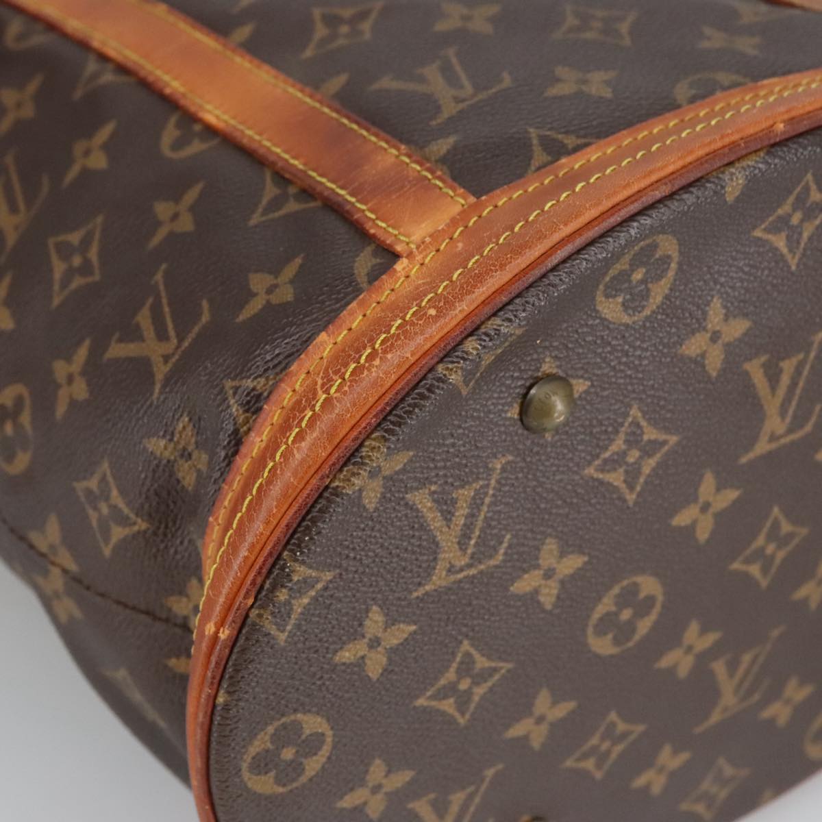 LOUIS VUITTON Monogram Bucket GM Shoulder Bag Vintage M42236 LV Auth ar12934