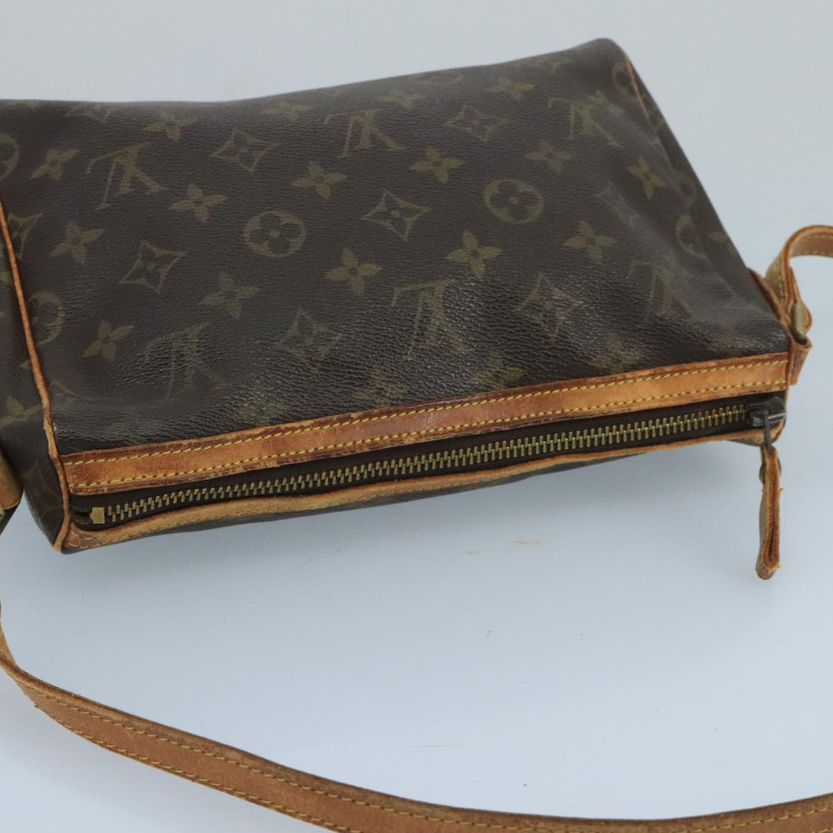 LOUIS VUITTON Monogram Tulle Lee Shoulder Bag M51348 LV Auth ar12936