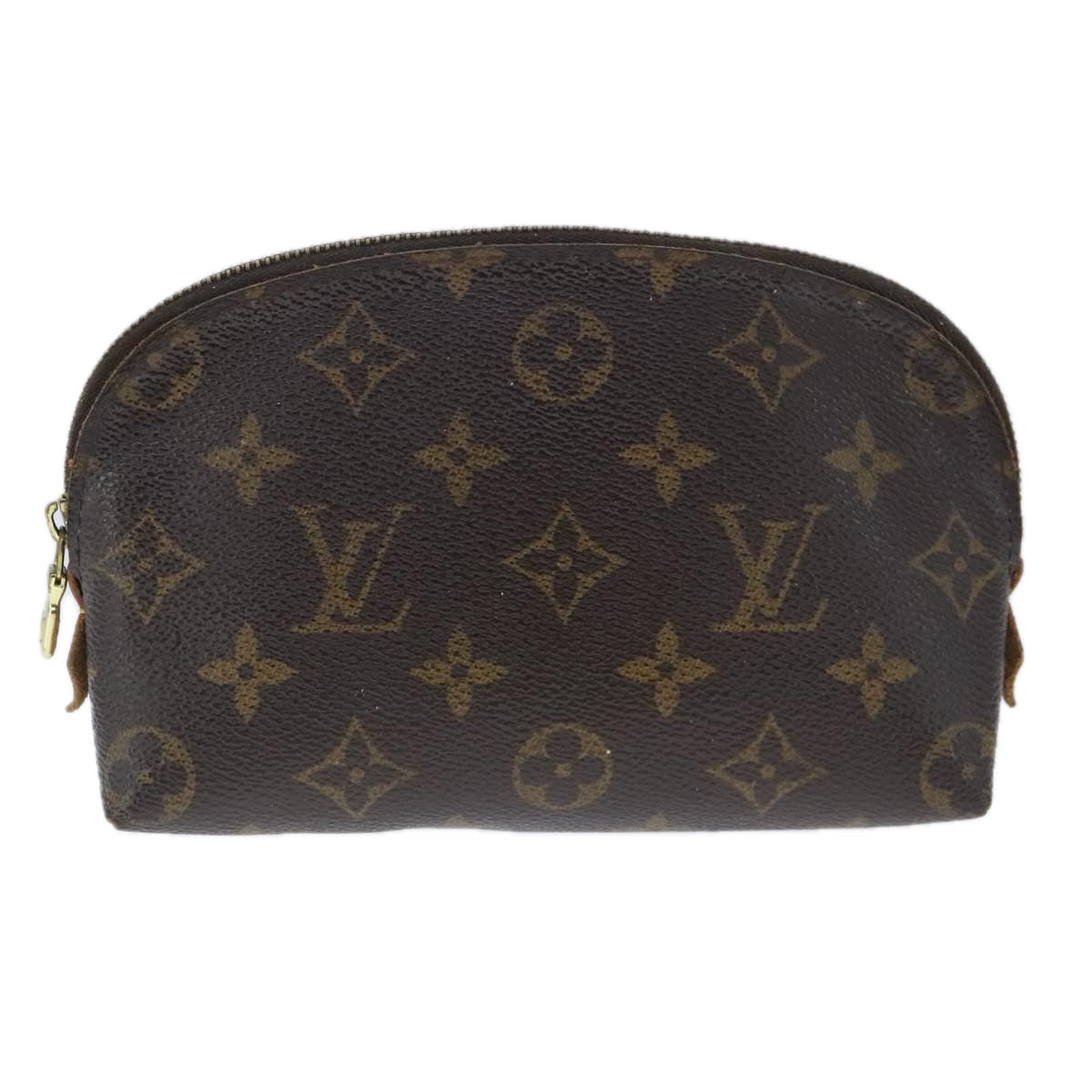 LOUIS VUITTON Monogram Pochette Cosmetic PM Cosmetic Pouch M47515 Auth ar12938