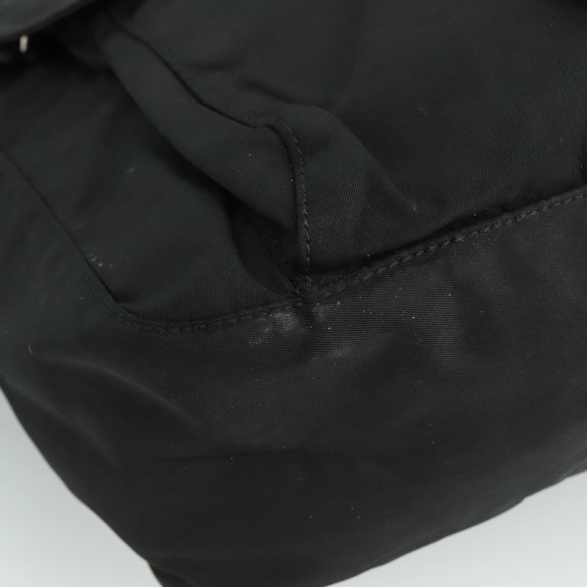 PRADA Shoulder Bag Nylon Black Auth ar13035