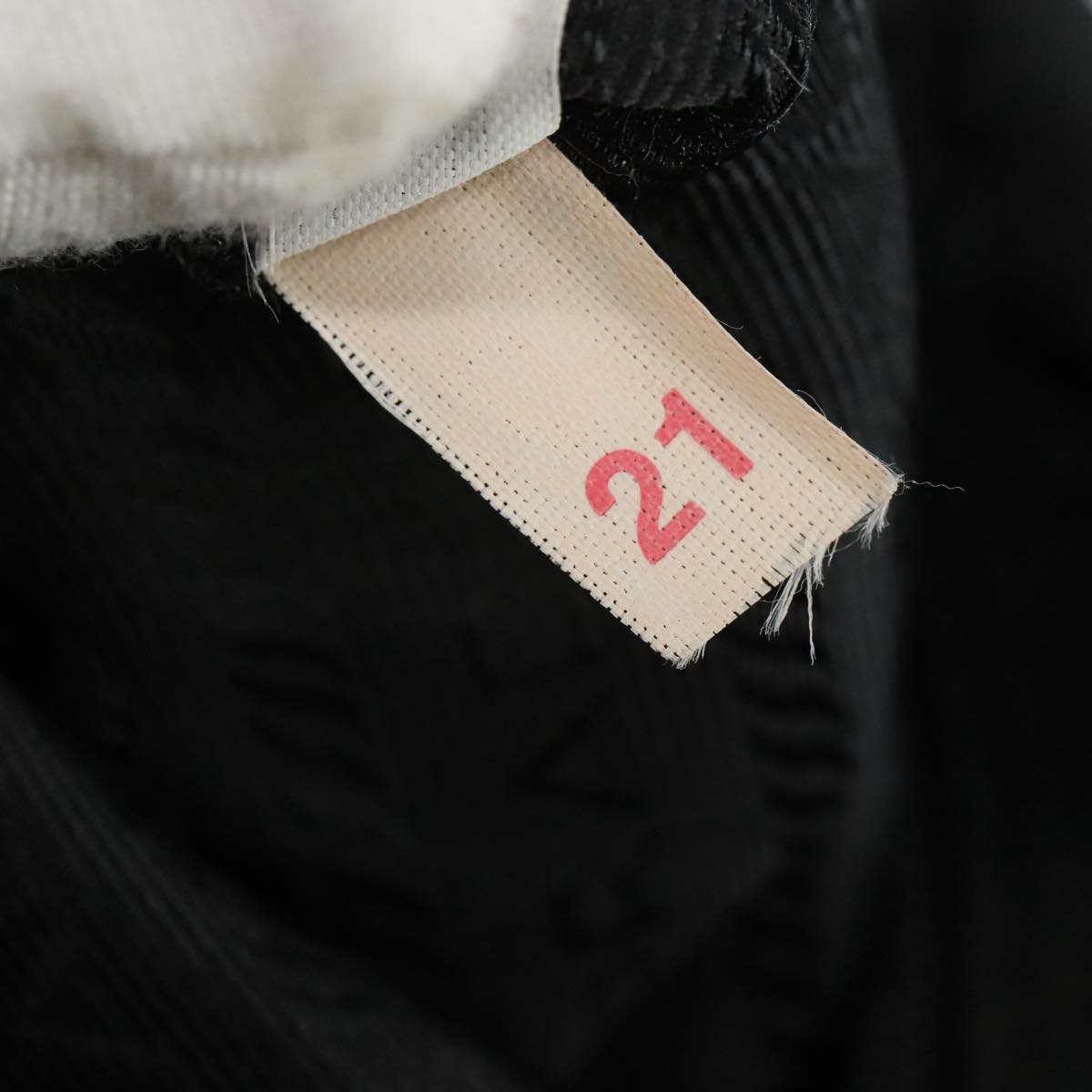 PRADA Shoulder Bag Nylon Black Auth ar13035
