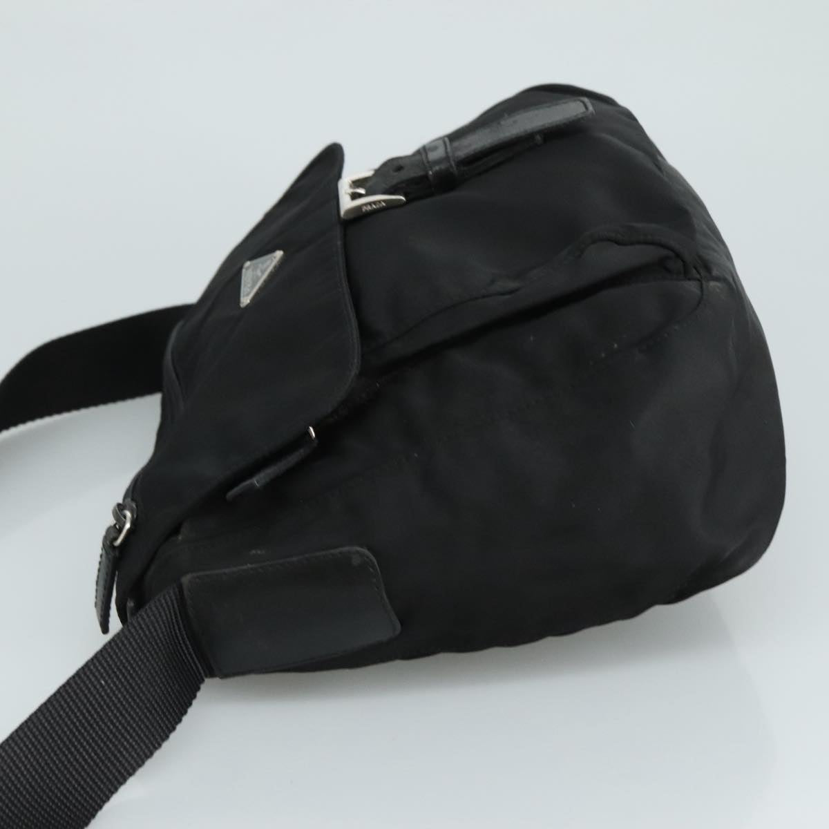 PRADA Shoulder Bag Nylon Black Auth ar13035