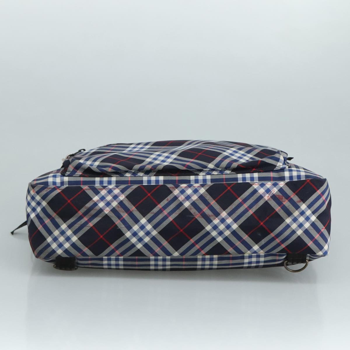 Burberrys Nova Check Hand Bag Nylon Navy Auth ar13043