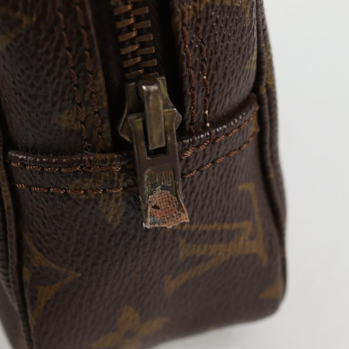 LOUIS VUITTON Monogram Trousse Toilette 18 Pouch Vintage M47526 LV Auth ar13053
