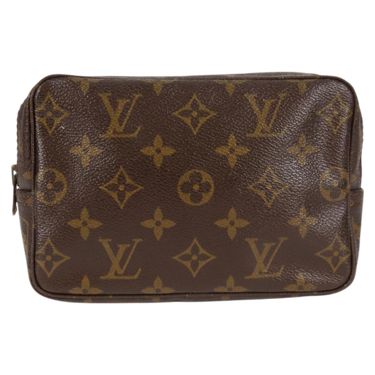 LOUIS VUITTON Monogram Trousse Toilette 18 Pouch Vintage M47526 LV Auth ar13053