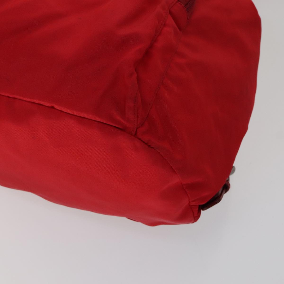 PRADA Backpack Nylon Red Auth ar13087