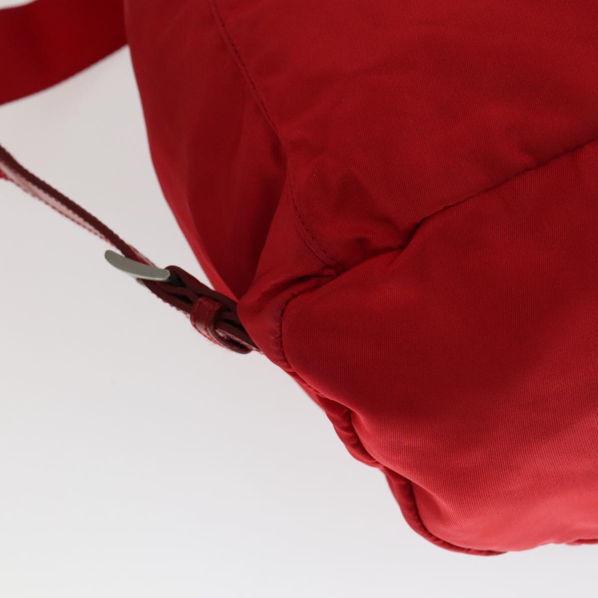 PRADA Backpack Nylon Red Auth ar13087