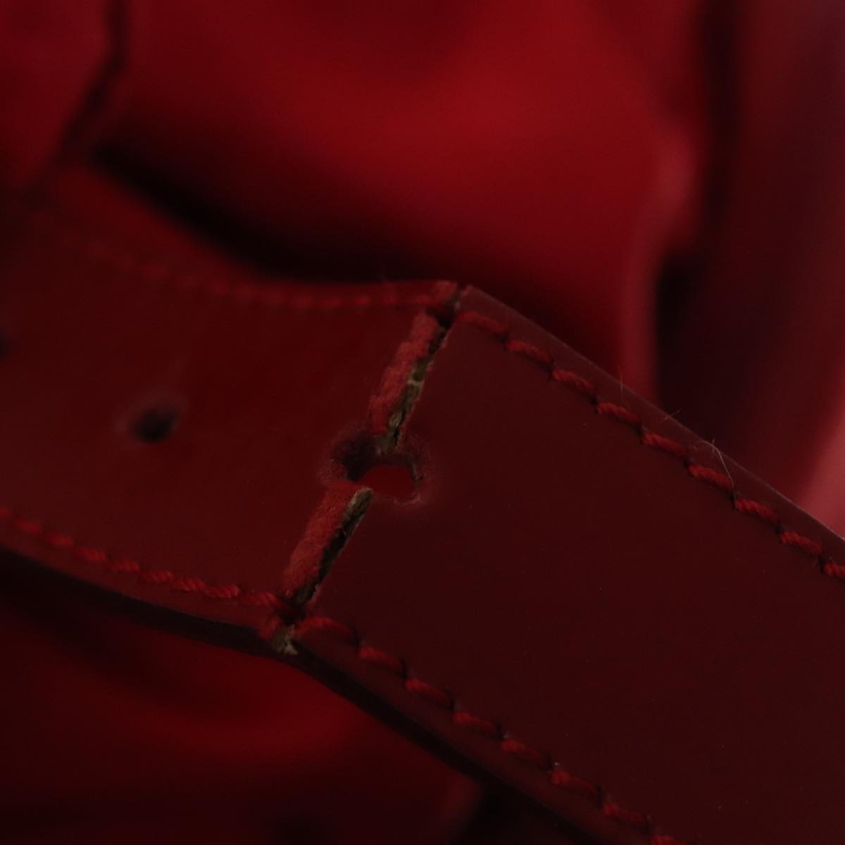 PRADA Backpack Nylon Red Auth ar13087