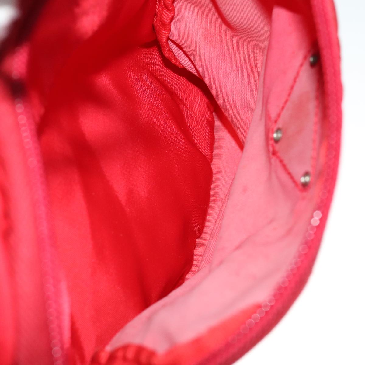 PRADA Backpack Nylon Red Auth ar13087