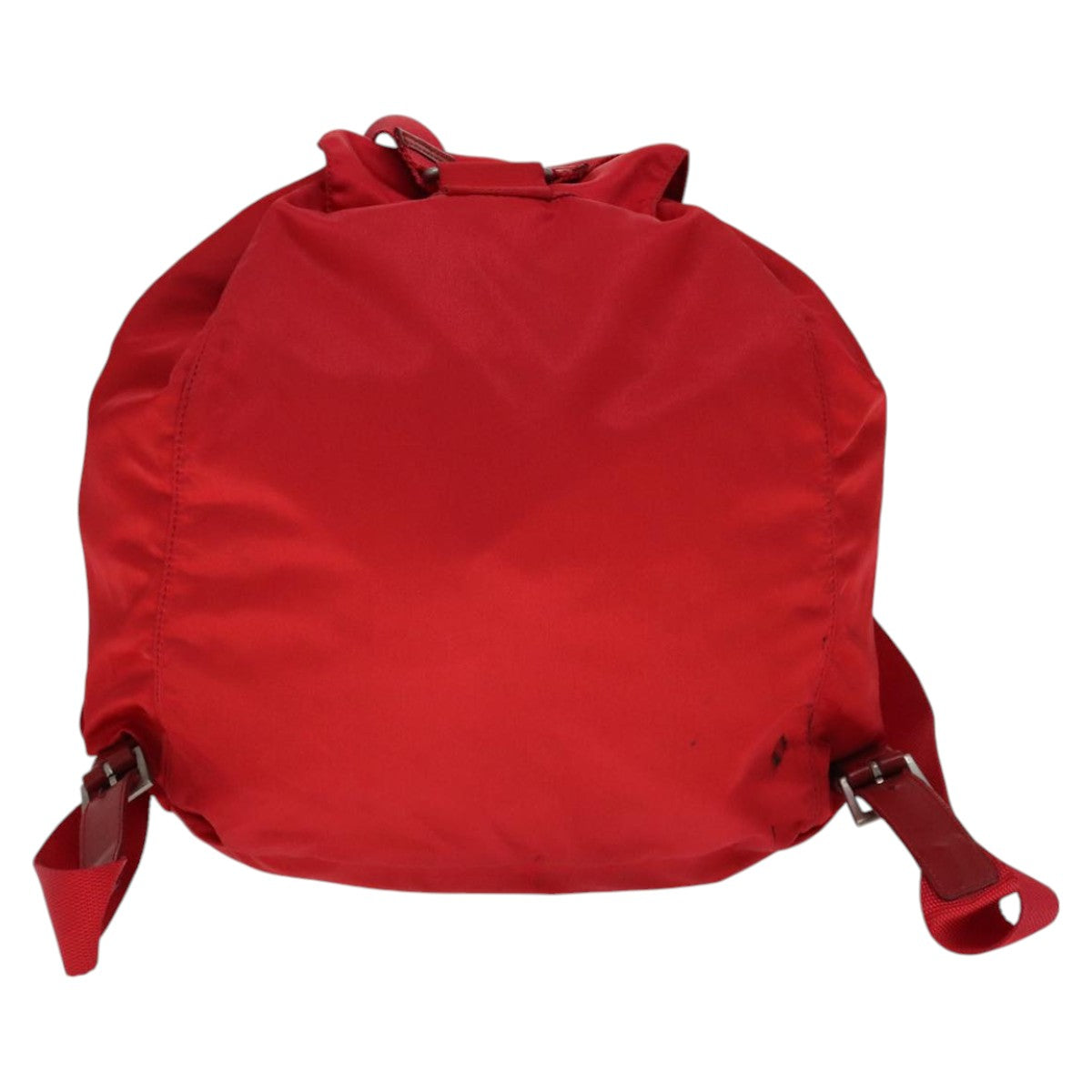 PRADA Backpack Nylon Red Auth ar13087