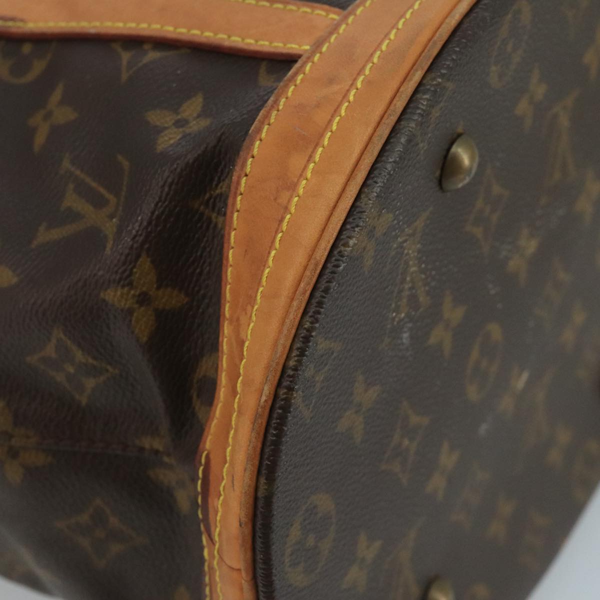 LOUIS VUITTON Monogram Bucket GM Shoulder Bag M42236 LV Auth ar13103