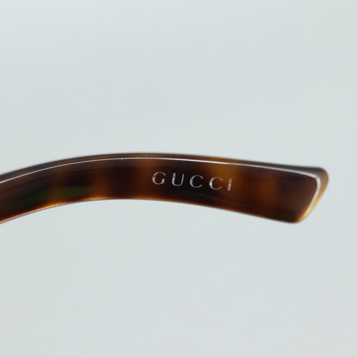 GUCCI Sunglasses plastic Brown Auth ar13104