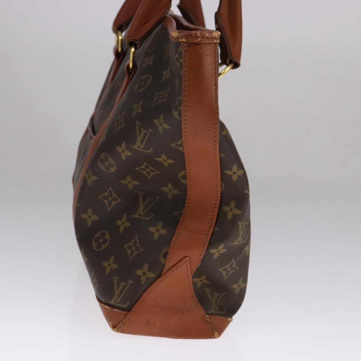 LOUIS VUITTON Monogram Sac Weekend PM Hand Bag M42425 LV Auth ar13147
