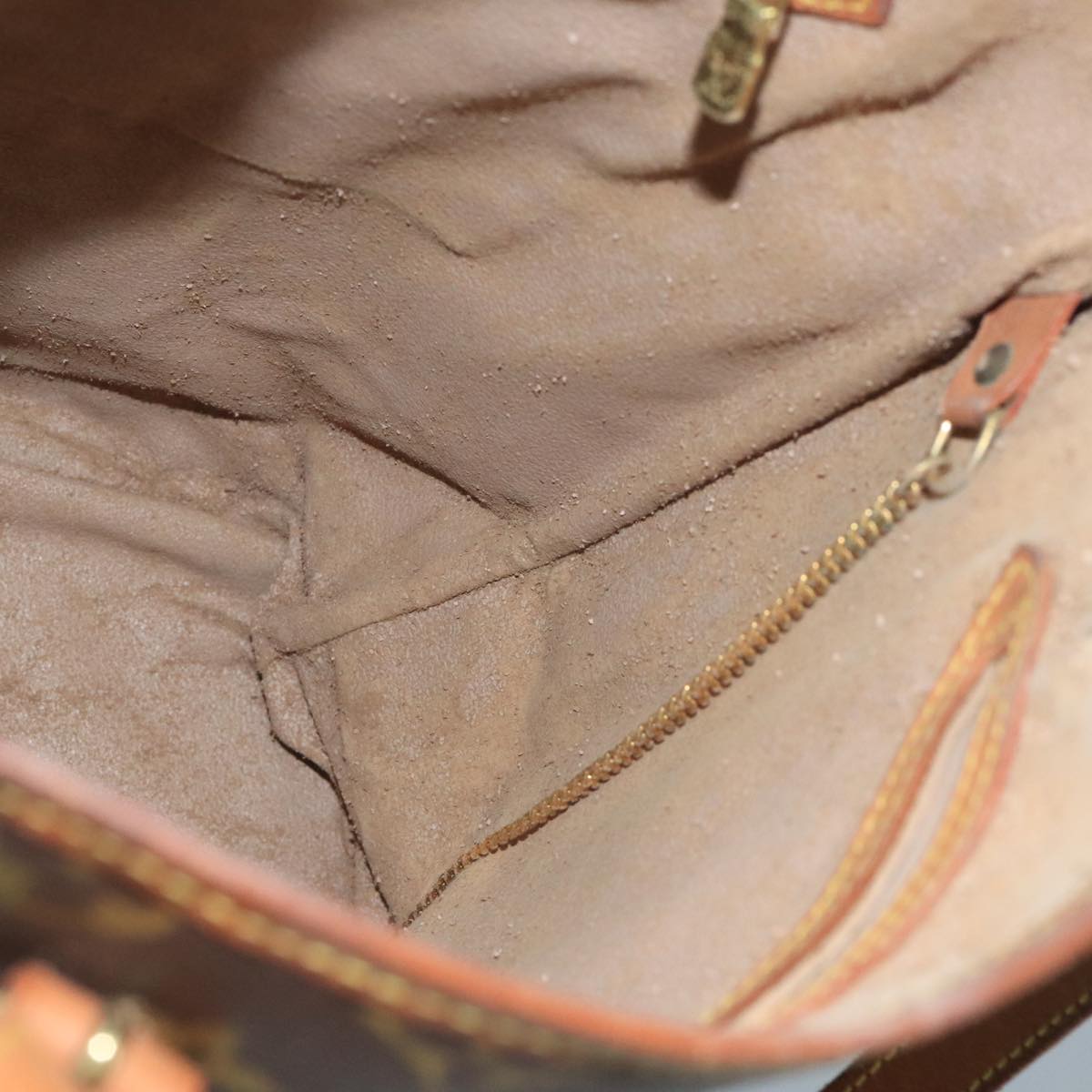 LOUIS VUITTON Monogram Bucket GM Shoulder Bag M42236 LV Auth ar13170