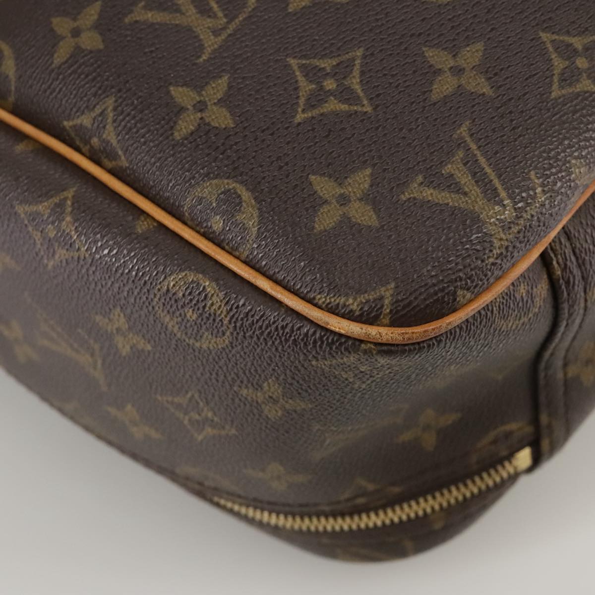 LOUIS VUITTON Monogram Excursion Hand Bag M41450 LV Auth ar13172