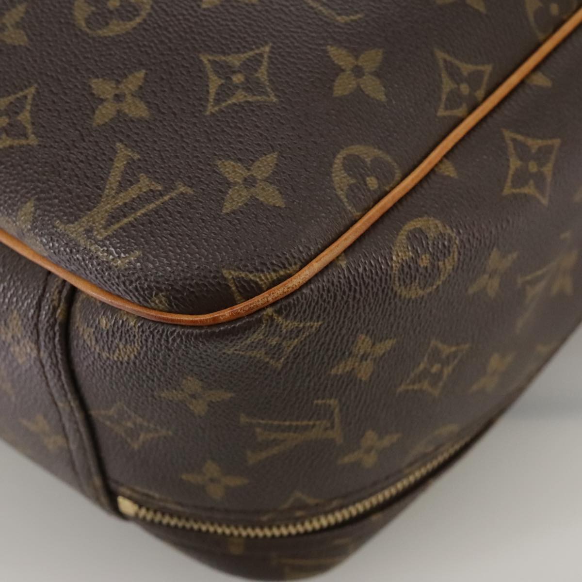 LOUIS VUITTON Monogram Excursion Hand Bag M41450 LV Auth ar13172