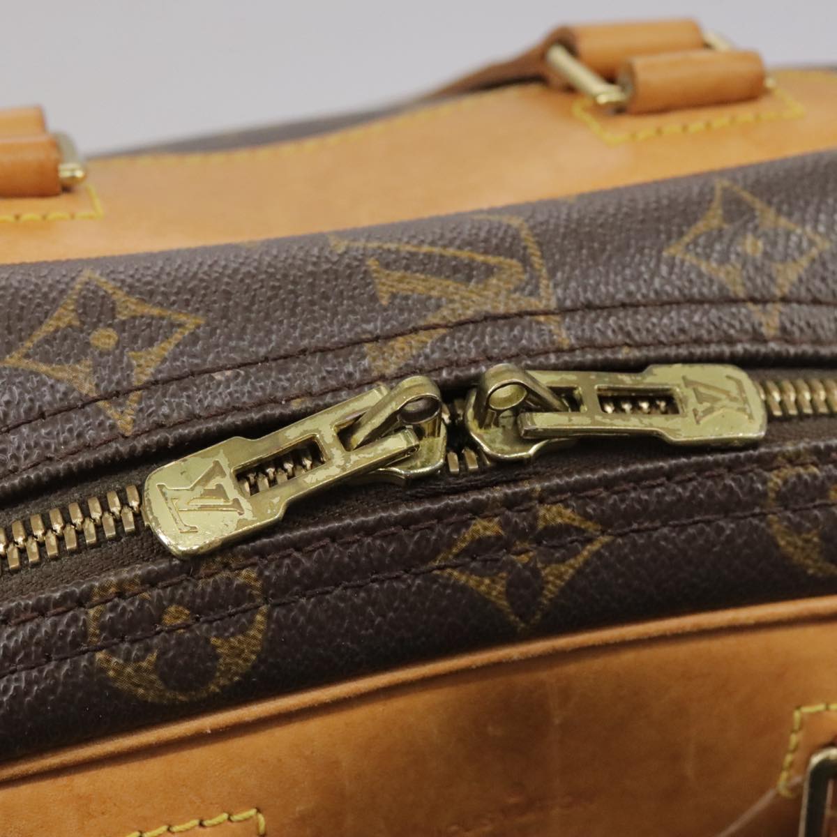 LOUIS VUITTON Monogram Excursion Hand Bag M41450 LV Auth ar13172